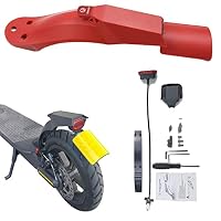 Kit Garde-boue Arrière Flycoo2 Pour Xiaomi Mi 3 / Pro / Pro 2 – Avec Feu LED, Support Plaque, PC Résistant