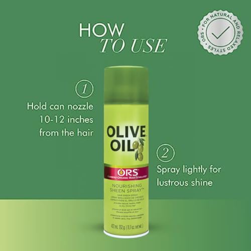 ORGANIC OLIVE OIL NOURISHING SHEEN SPRAY (Pack of 2) - Image 5