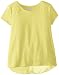 Kidtopia Big Girls' Short Sleeve Top with Chiffon Back