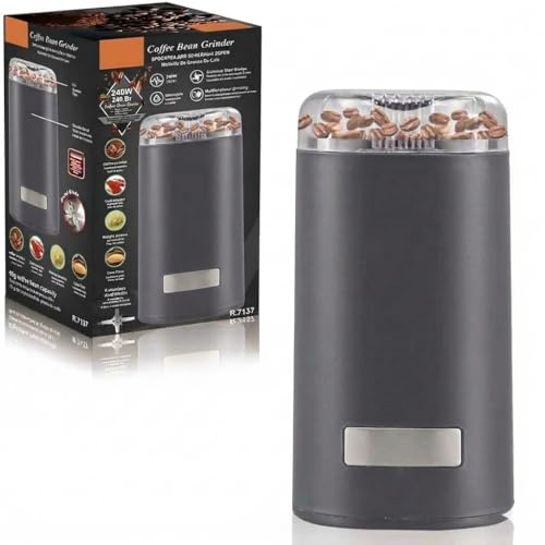 Image of Spice Grinder Portable -Electric Grain Mill Grinder Stainless Steel Dry Grain Spices Cereals Seasonings Coffee Bean Grinder Machine(Multicolor, Pack of 1) (Black).