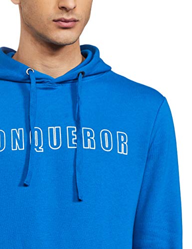 Image of Amazon Brand - Symbol Men's Cotton Blend Hooded Neck Regular Fit Sweatshirt