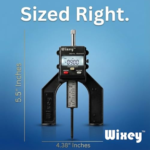 Produktbild von Wixey WR25 Mini Digital Height Gauge – 0–83 Mm, Metrisch/imperial, Für Fräsen & Sägen