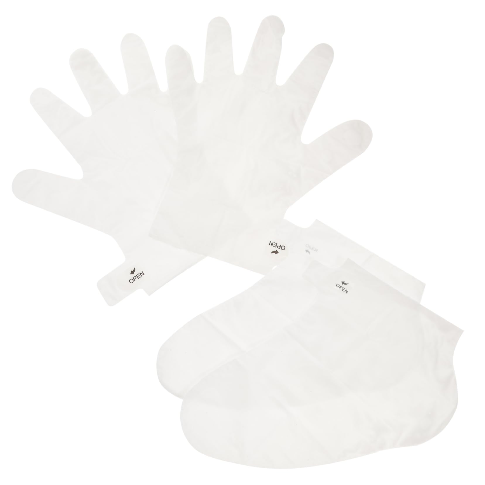 TOVINANNA 2pcs Hand and Foot Mask Exfoliating Moisturizing for Cuticle Removal Gloves for Whitened Skin present for Dry Skin Care