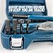 TEMCo Hydraulic Knockout Punch TH0004 - Electrical Conduit Hole Cutter Set KO Tool Kit 5 Year Warranty