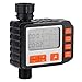 Digital Irrigation Timer Garden Water Hose Timer Programmable Water Timer Garden Lawn Hose Faucet Sprinkler Water Timer Automatic Watering Irrigation Controller with LCD Display