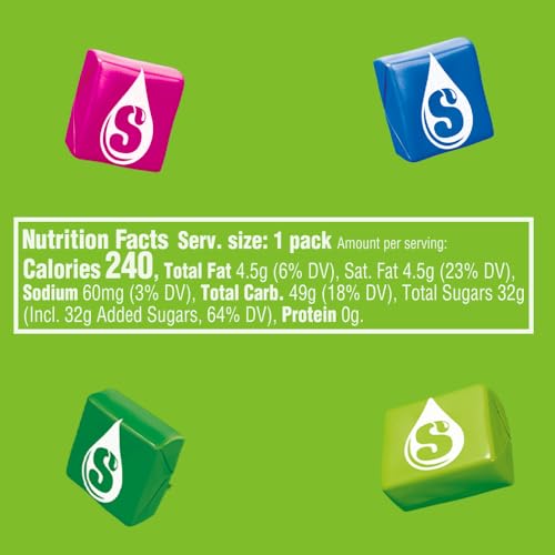 Image of STARBURST Sour Chewy Candy Snacks, 2.07 Oz Pack, Bulk Candy, 24 Count