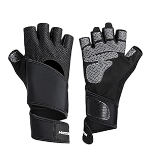 WTACTFUL Weight Lifting Gloves Exercise Fitness Training Gloves with Wrist Wrap Support Palm Protection Extra Grip for Cycling Workout Gym Rowing Pull-ups Hanging Men Women