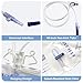 DWCHECK 10 Pack Urinary Drainage Bag with Anti-Reflux Chamber,2000mL Urine Bags with 48