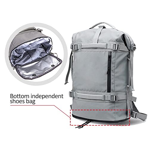 Plecak turystyczny Outdoor Gym Plecak dla mężczyzn Torba fitness Przechowywanie butów Bagaż podróżny Plecak Sports Sac De Sporttas Mochila Deportiva (kolor: ciemnoszary)