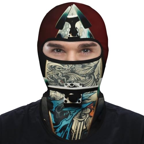 Balaclava para hombre, máscara para esquí y ciclismo, protector facial de invierno, cubreboca multifuncional para deportes al aire libre miniatura 7