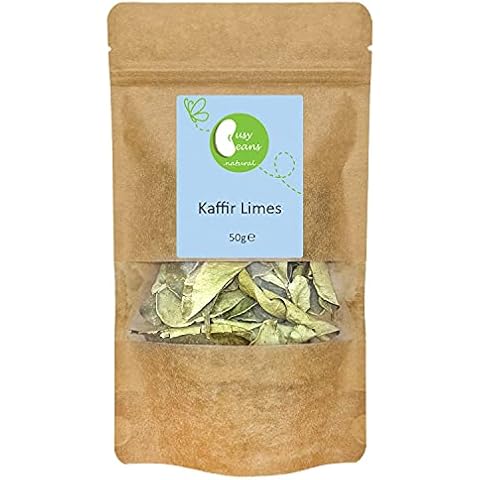 Dried Kaffir Lime Leaves by Busy Beans (50g) Cover