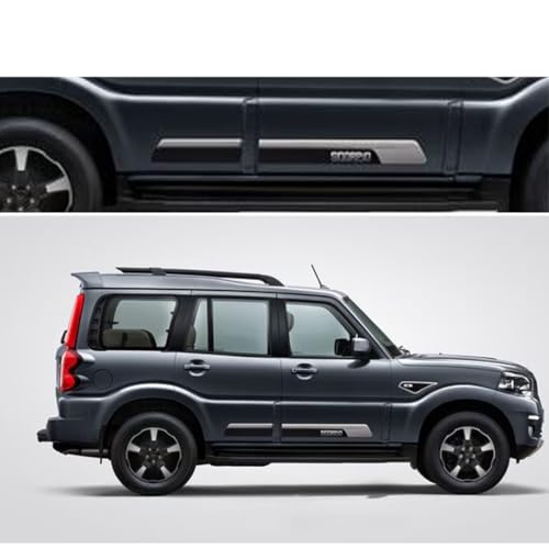 Image of Car Door Body Side Beading /Molding /Cladding for Mahindra Scorpio Classic Set of 04