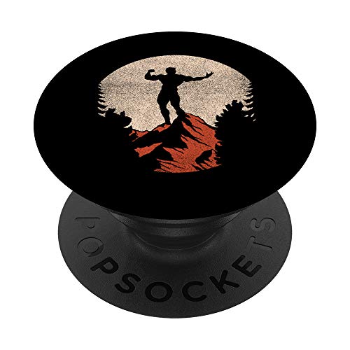 Regalo per il sollevamento pesi per il bodybuilding Retro PopSockets PopGrip Intercambiabile
