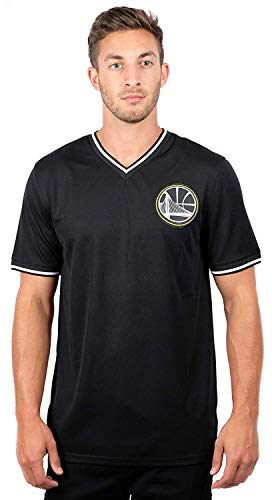 Ultra Game Men's NBA Jersey T-Shirt V-Neck Air Mesh Short Sleeve Tee Shirt