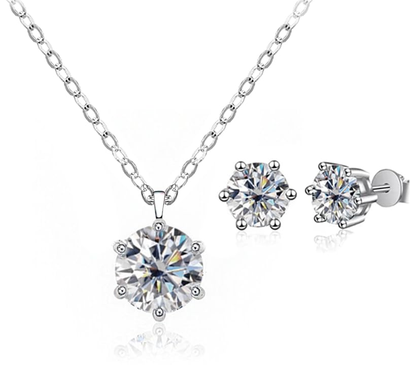 Design elegante e senza tempo – Set perfetto per ogni occasione: questo set di collana e orecchini presenta un design classico che si adatta a qualsiasi outfit. Che si tratti di una serata fuori, matrimoni, balli, cerimonie, prom, everyday o festa della mamma, questo set da donna aggiungerà un tocco di eleganza al tuo look.