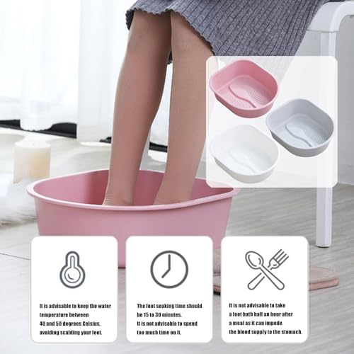 Tina ergonómica antideslizante para baño de pies miniatura 2