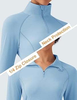 T-shirt Manches Longues Femme UPF 50+ IECCP - Rashguard Sport Avec Trou Pouce Et Fenêtres Montre