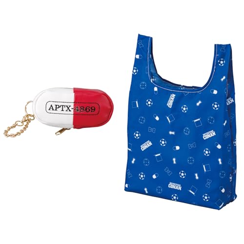 丸眞 ポーチ付きエコバッグ 名探偵コナン アポトキシン 再生ポリエステル使用4855009500