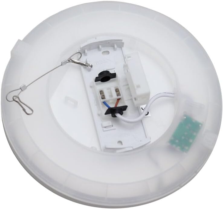 Close-up of internal wiring connections on the Olucia Shivani light