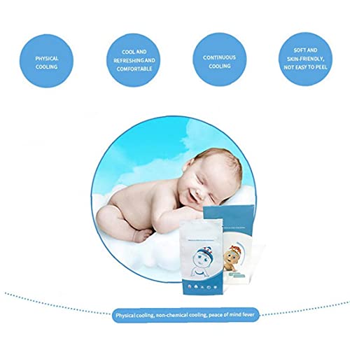 Rrunzfon Kühlung Gelblatt Baby Fieberkühlung Gel Patches Erwachsene Kopfschmerzen Schmerzlinderung Paste 4 stücke Natürliche Schmerzlinderung - Image 5