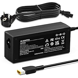 Cargador Lenovo Yoga 500 45W Cargador Lenovo Portatil, Cargador Lenovo Thinkpad G50 Z50 V110 V130 V330 T440 T450 T460 T470 L440 L450 L460 L470 IdeaPad Flex 2 3 Yoga 11 11S ADLX45NCC3A ADLX45DLC3A ADLX45NDC3A AC Adaptador