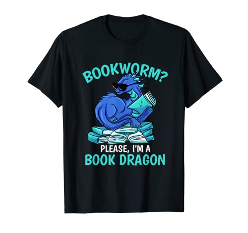 Le rat de bibliothèque ? S'il vous plaît, je suis un livre Dragon Abibliophobia Reader T-Shirt