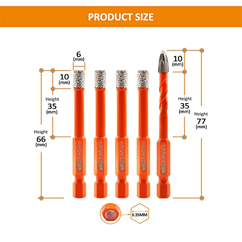 BGTEC Dry Diamond Drill Bits Set - Image 2
