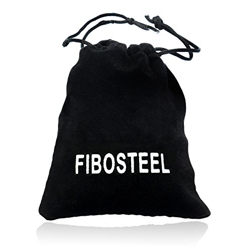 FIBO STEEL 6MM Curb Chain Necklace for Men Stainless Steel Biker Punk Style, 24 inches