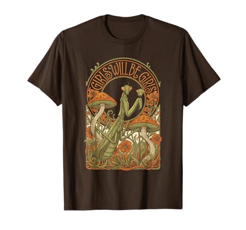 Funny Girls Praying Mantis T-Shirt
