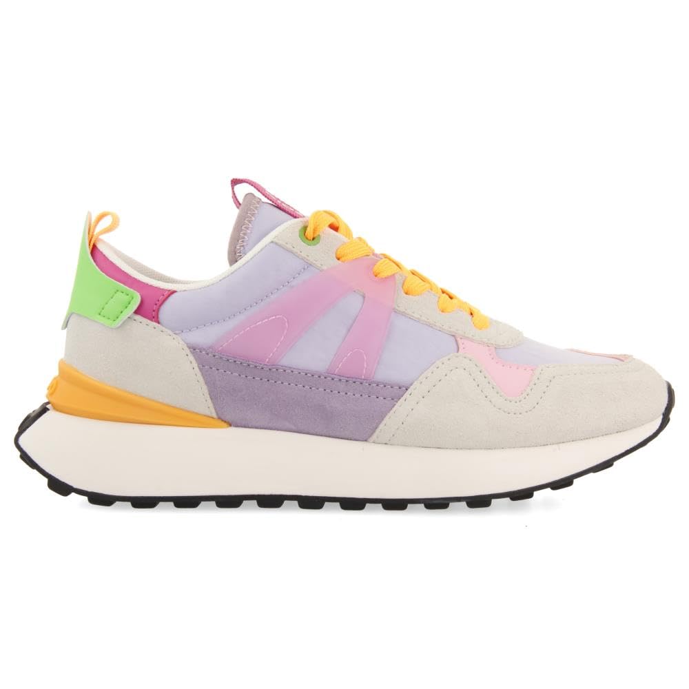Sneakers Amarillas con Detalles Multicolor para Mujer Adair