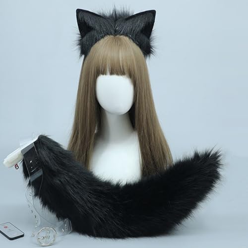 Queue de renard en peluche pour costume de fête d'Halloween - 7