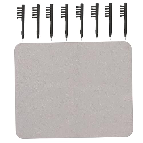 ORFOFE Hearing Cleaner Hearing Aid Cleaning Kit Abs Cloth Replaceable Cleaning Magnet for Battery Easy to Carry