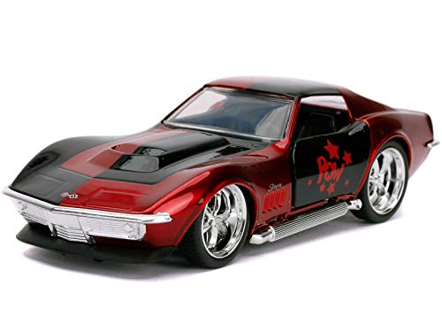 Jada Toys DC Comics 1:32 Harley Quinn 1969 Chevy Corvette Stingray miniatura 2