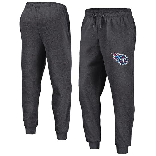 Fanatics Men's Heather Charcoal Tennessee Titans Boost Fleece Joggers