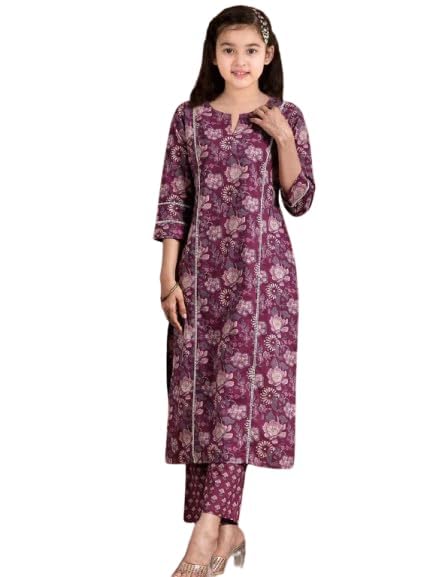 Gopal Enterprise Girls Cotton Salwar Suit | Soft & Breathable Traditional Outfit | Stylish Kurta, Salwar & Dupatta Set for... - Review, Price and Buying Guide