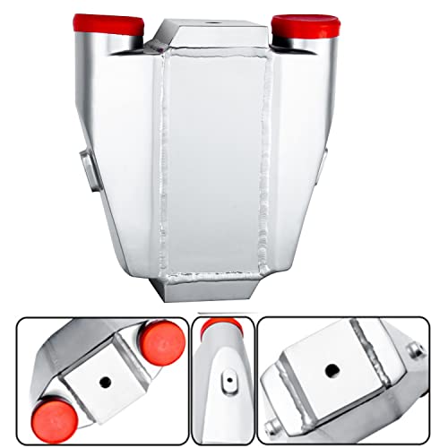 Hkautopart Universal 11"X9.5"X3.5" 2.5" Water To Air Intercooler Air Inlet Out Npt 1/2 Silver #TOP1