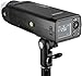 GODOX AD200 Pro AD200Pro with BD-07 Barn Door Honeycomb Grid 4 Color Filter Kit, 200W 2.4G Flash Strobe, 1/8000 HSS, 500 Full Power Flashes, 0.01-2.1s Recycling, 2900mAh Battery