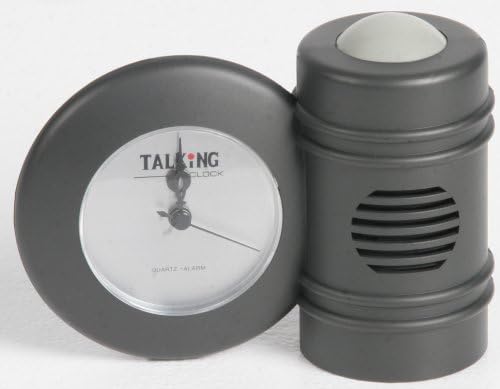 Sana Enterprises Voice Alarm Clock with Quartz Movement with Second Hand and Alarm with Easy to Locate Larg…