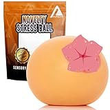 Auners - Novelty Stress Relief Ball - Hand Wrist Grip Strengthener Squeeze Funny Birthday Present Sensory Gag Gift for Men Women Teens Her Him Naughty Office Secret Santa - Christmas Stocking Filler