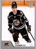 2020-21 Upper Deck AHL #43 Brett Leason Hershey Bears Official American Hockey League Trading Card in Raw (NM or Better) Condition
