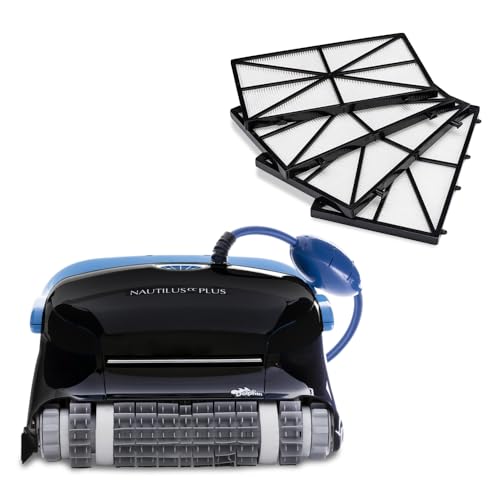 Dolphin Nautilus CC Plus Wi-Fi Robotic Pool Vacuum Cleaner Includes Ultra-Fine Filters for an Ultimate Clean, Ideal for In-Ground Pools up to 50 FT in Length