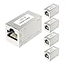 WANSUPYIN 2024 5 Pack RJ45 Coupler, Female to Female Network Connector Inline Adapter Keystone for Ethernet Cat6 Cable Extender