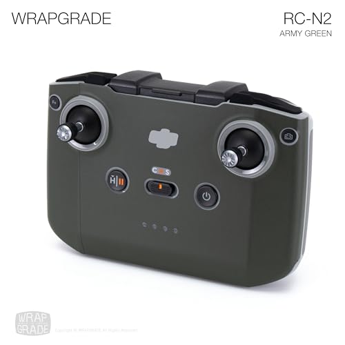 Image of WRAPGRADE Skin Stickers Compatible with DJI RC-N2 (Army Green)