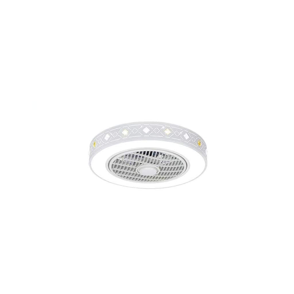Ventilador de techo con luz LED regulable mediante mando a distancia silencioso