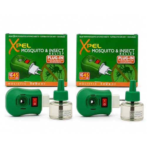 Plug-in Mosquito Repellent & Insect Killer for Home & Travel | Odourless Tropical Formula