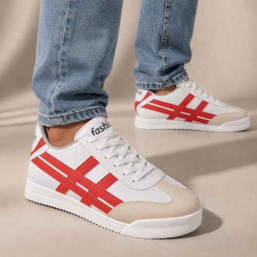Image of layasa Men's Stylish Low-top Casual Sneakers