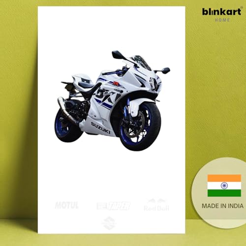 Image of BLINKART Suzuki GSX-RCar Posters Sticker Gift Items for Boys Room Wall Decor || Comes with Double-Sided Tape|| Decoration Bedroom Living Room Office Studio Decor | 12x18 In (A3) - CAR-283