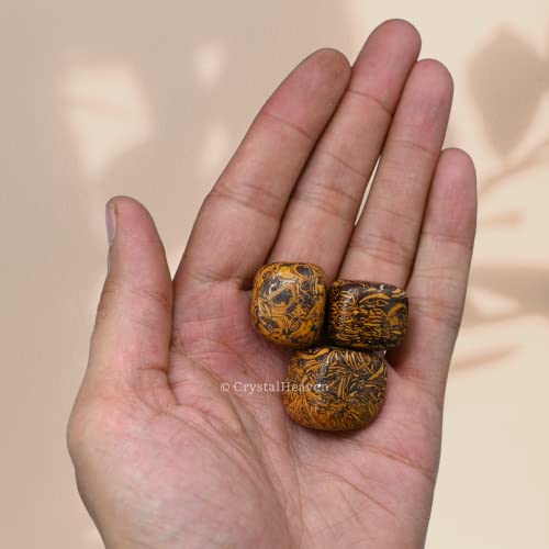 Image of Certified Mariyam Healing Tumbled Stone, Natural Polished Crystals For Diy Crafts, Manifestation, Meditation, Pooja Feng Shui And Reiki Healing (30 Grams)