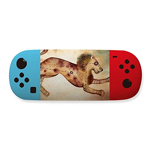 Boîte de rangement pour lunettes Zodiaque Lion idéale pour votre bureau de jeu