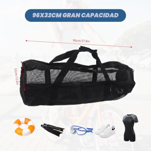 Bolsa de malla extra grande Topyond para equipo de buceo 2